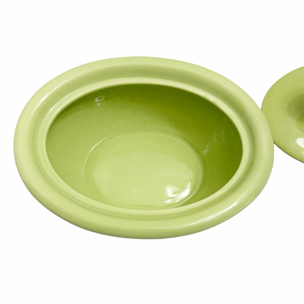 Hallmark | Ceramic Bunny Lidded Candy Dish in Light Green Easter Spring - Picture 3 of 9
